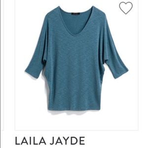 Laila Jayde “Bowie” 3/4 sleeve knit top